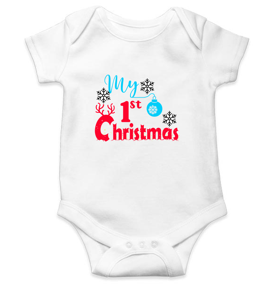 First Christmas Rompers for Baby Girl- KidsFashionVilla