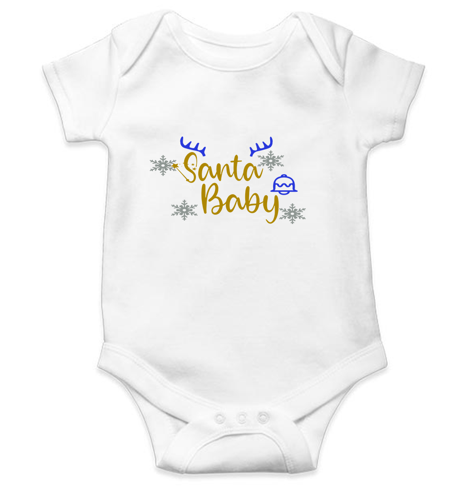 Santa Baby Christmas Rompers for Baby Girl- KidsFashionVilla