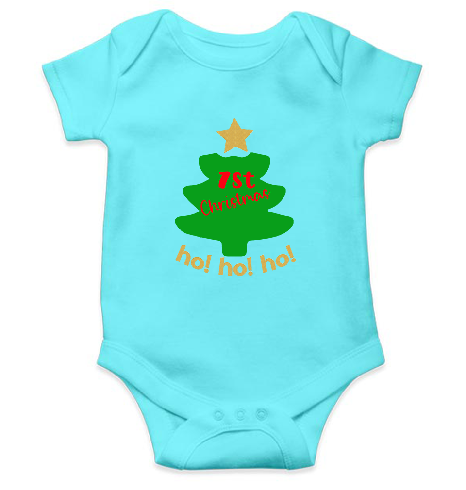 Ho Ho Ho Christmas Rompers for Baby Girl- KidsFashionVilla