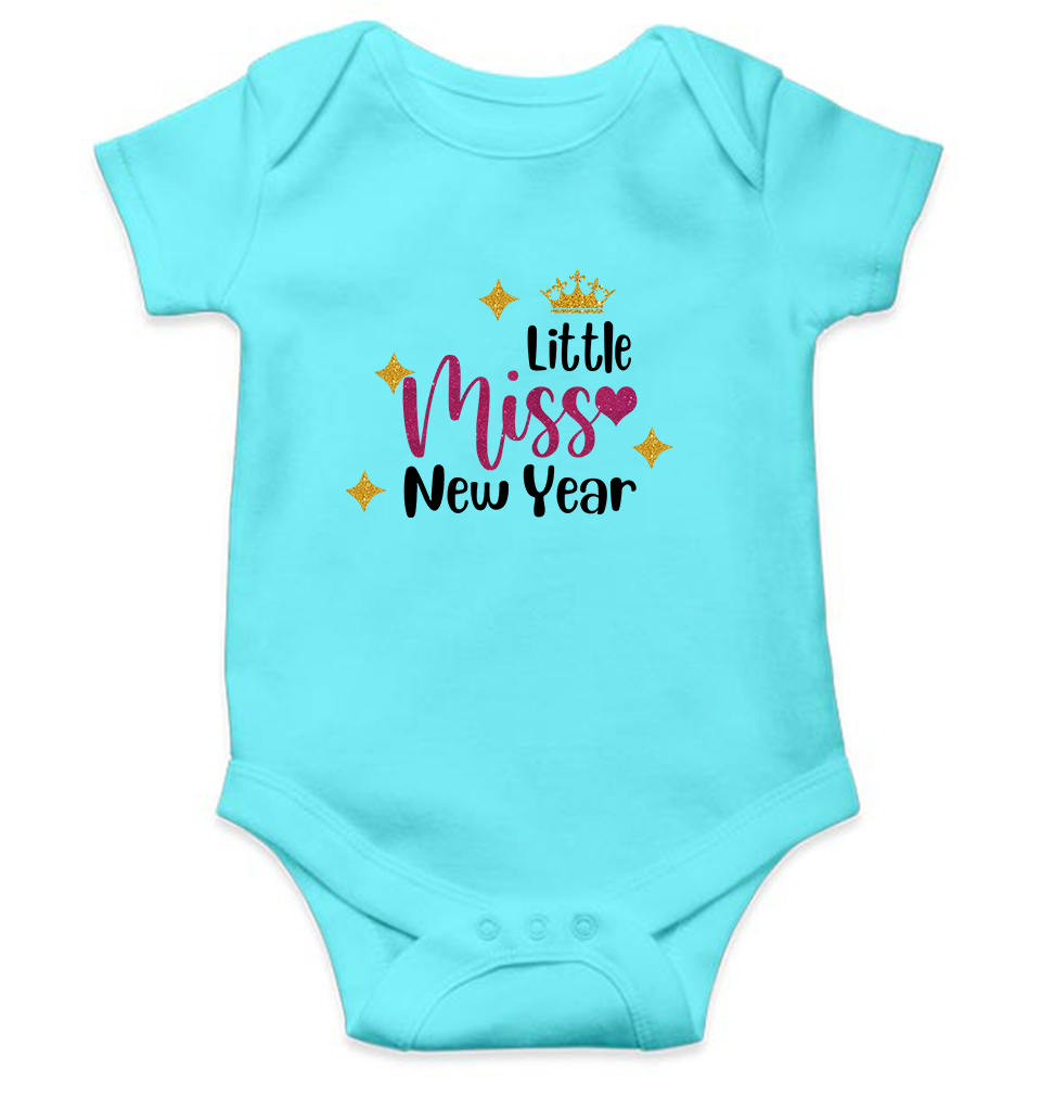 Little Miss New Year Rompers for Baby Girl- KidsFashionVilla