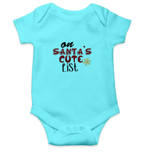 Load image into Gallery viewer, On Santas Cute List Christmas Rompers for Baby Girl- KidsFashionVilla
