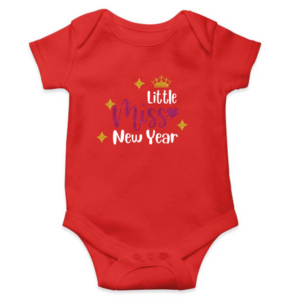 Little Miss New Year Rompers for Baby Girl- KidsFashionVilla