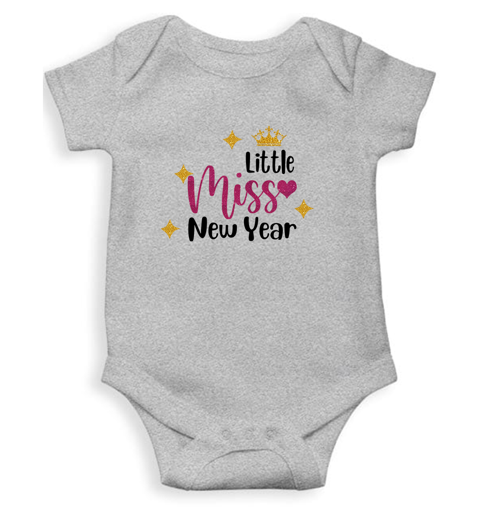 Little Miss New Year Rompers for Baby Girl- KidsFashionVilla