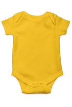 Load image into Gallery viewer, Plain Yellow Baby Romper- KidsFashionVilla
