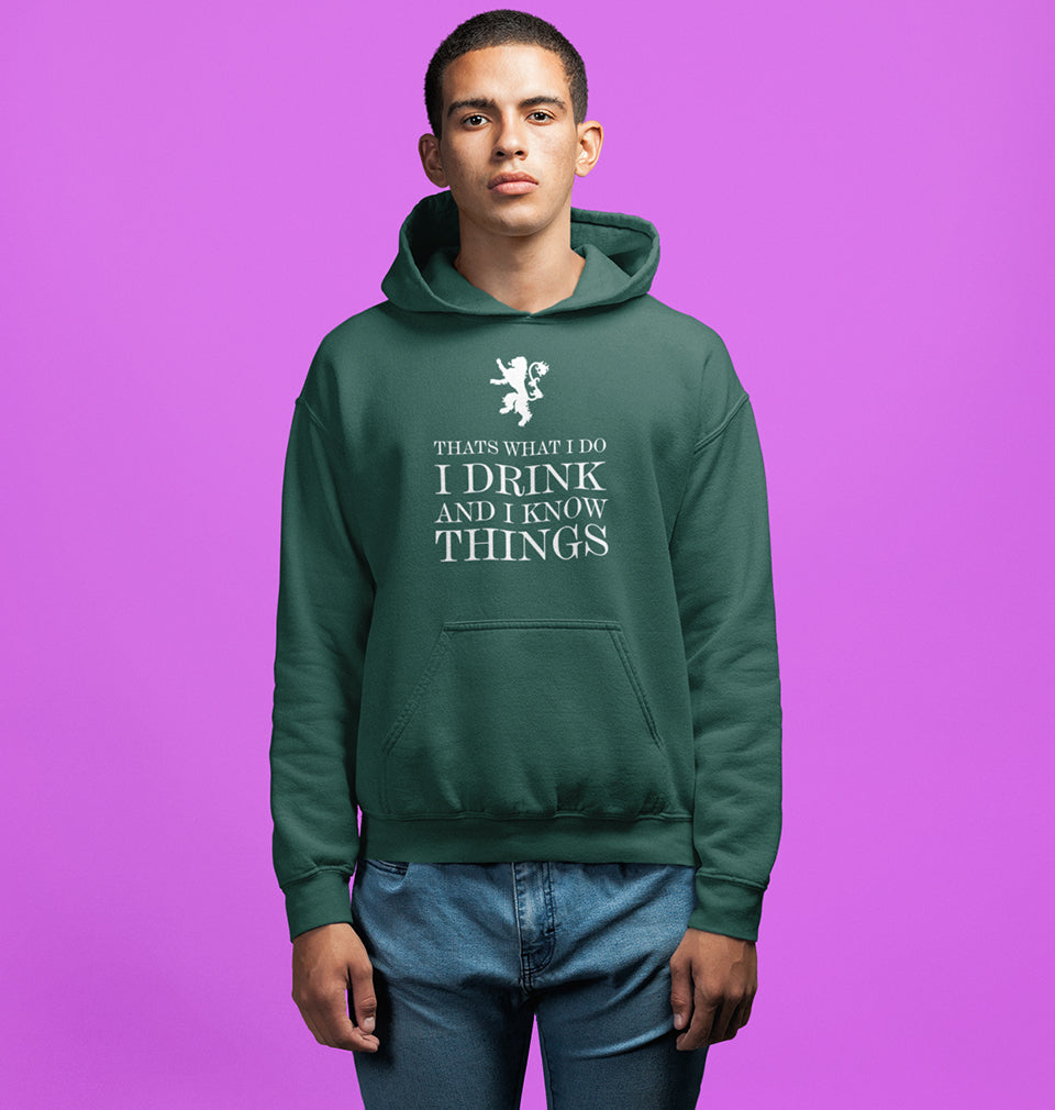 GOT Game of Thrones I Drink  And Know Things Men Hoodies-KidsFashionVilla