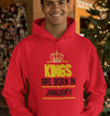 Kings Are Born In January Men Hoodies-KidsFashionVilla