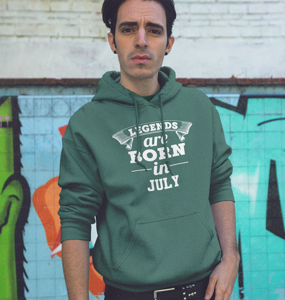 Legends are Born in July Men Hoodies-KidsFashionVilla