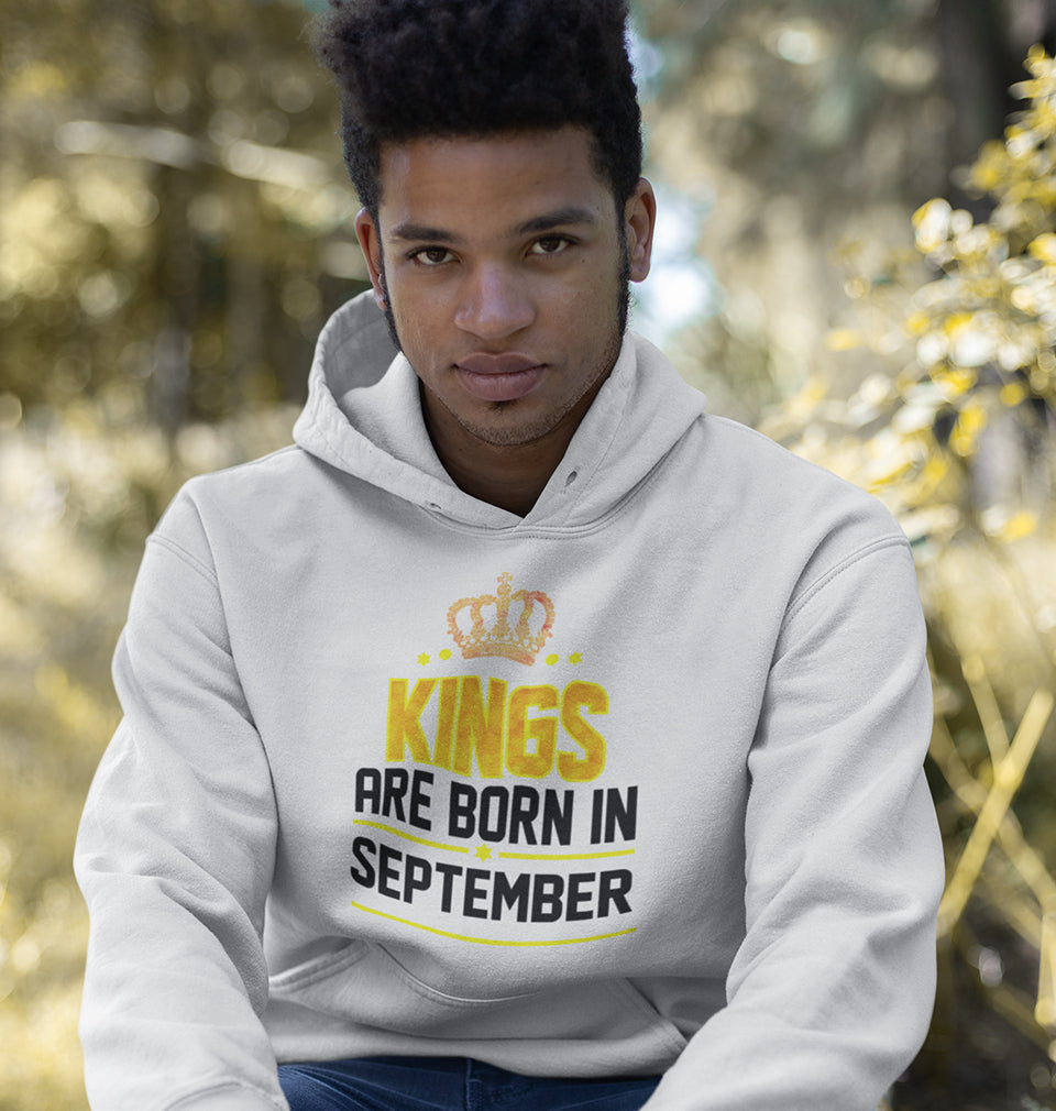 Kings Are Born In September Men Hoodies-KidsFashionVilla