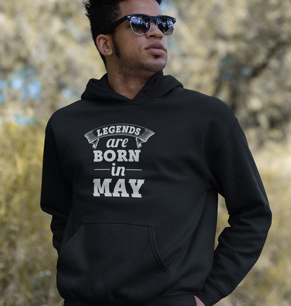 Legends are Born in May Men Hoodies-KidsFashionVilla