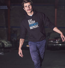 Load image into Gallery viewer, CRICKET Eat Sleep Cricket Repeat Men Hoodies-KidsFashionVilla
