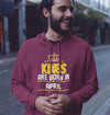 Kings Are Born In April Men Hoodies-KidsFashionVilla