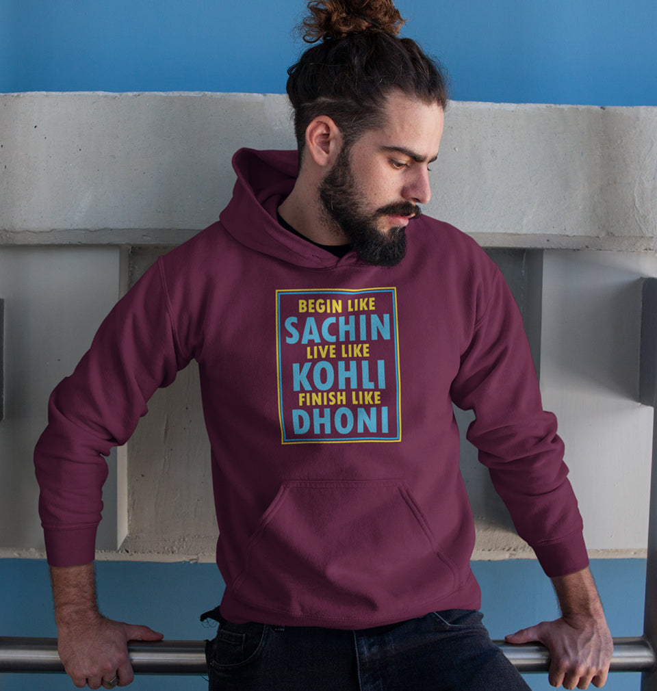 CRICKET Sachin Kohli Dhoni Men Hoodies-KidsFashionVilla