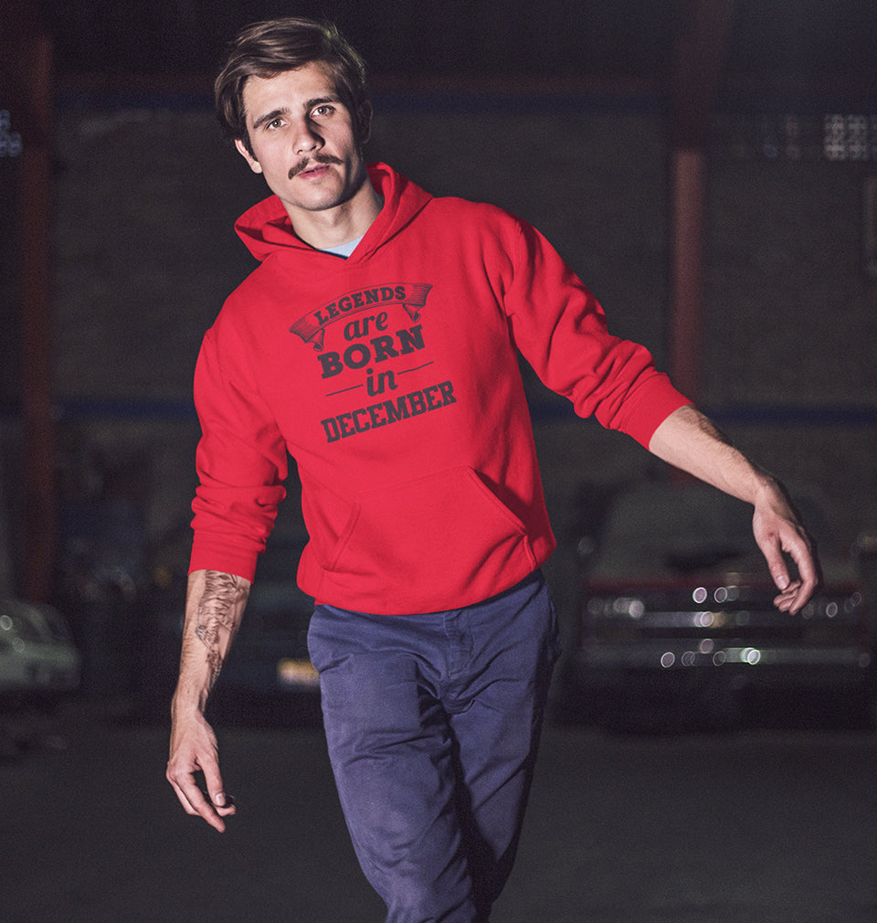 Legends are Born in December Men Hoodies-KidsFashionVilla
