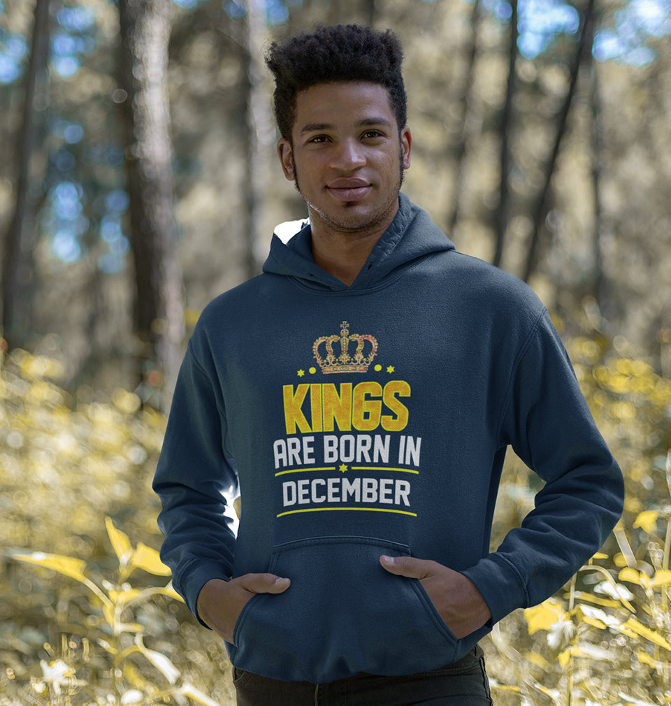 Kings Are Born In December Men Hoodies-KidsFashionVilla
