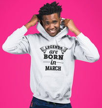 Load image into Gallery viewer, Legends are Born in March Men Hoodies-KidsFashionVilla
