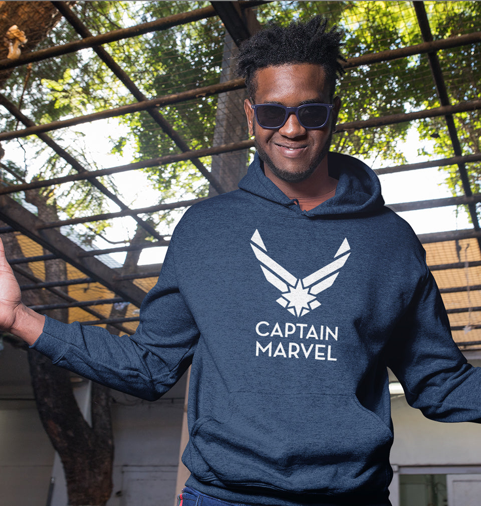 Captain Marvel Superhero Men Hoodies-KidsFashionVilla