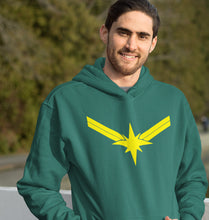 Load image into Gallery viewer, Captain Marvel Logo Men Hoodies-KidsFashionVilla
