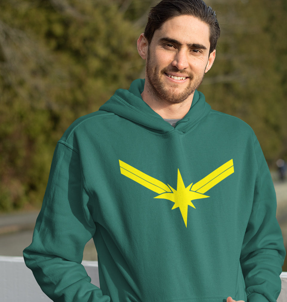 Captain Marvel Logo Men Hoodies-KidsFashionVilla
