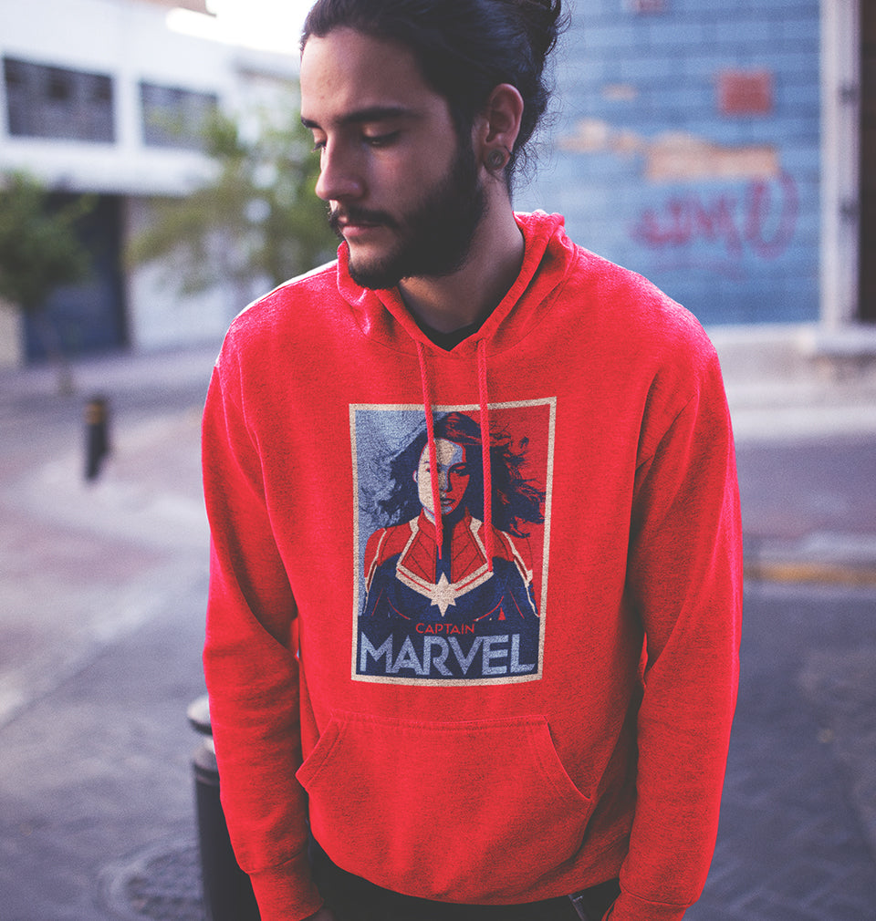 Captain Marvel Superhero Men Hoodies-KidsFashionVilla
