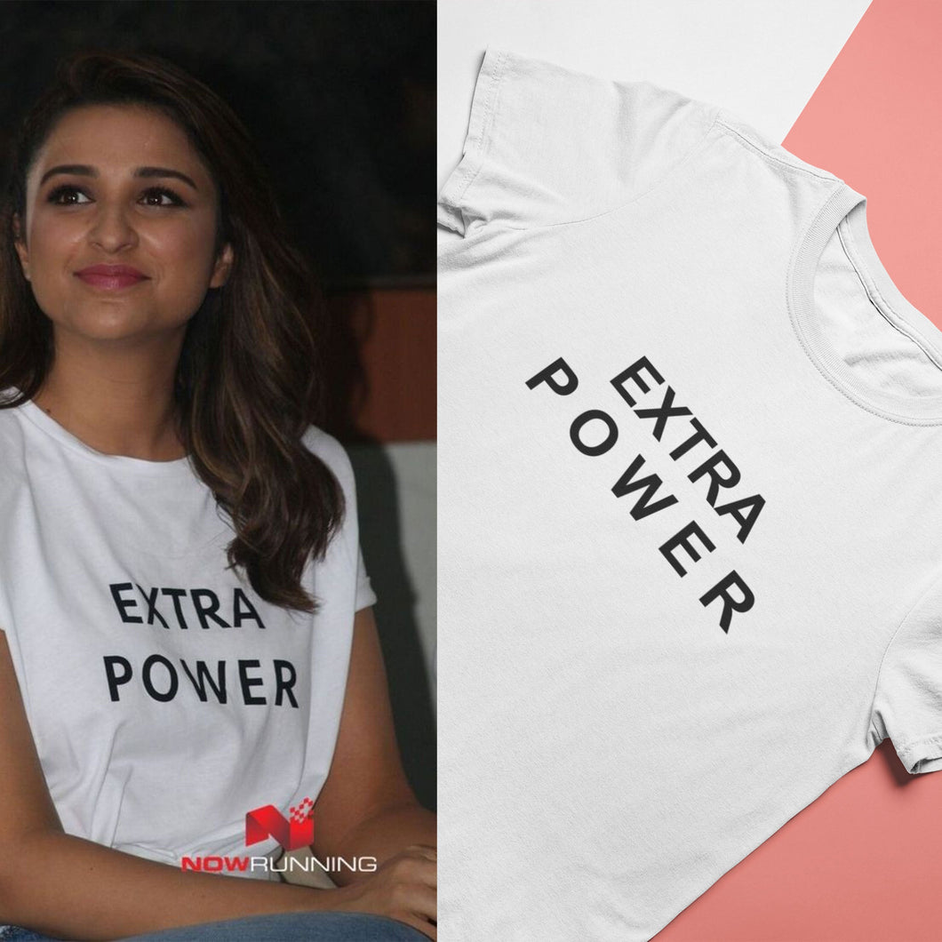 Extra Power Parineeti Chopra Celebrity T-shirt- KidsFashionVilla