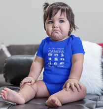 Load image into Gallery viewer, Camera Rompers for Baby Girl- KidsFashionVilla
