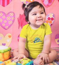 Load image into Gallery viewer, IPL CSK  Chennai SuperKings Rompers for Baby Girl- KidsFashionVilla
