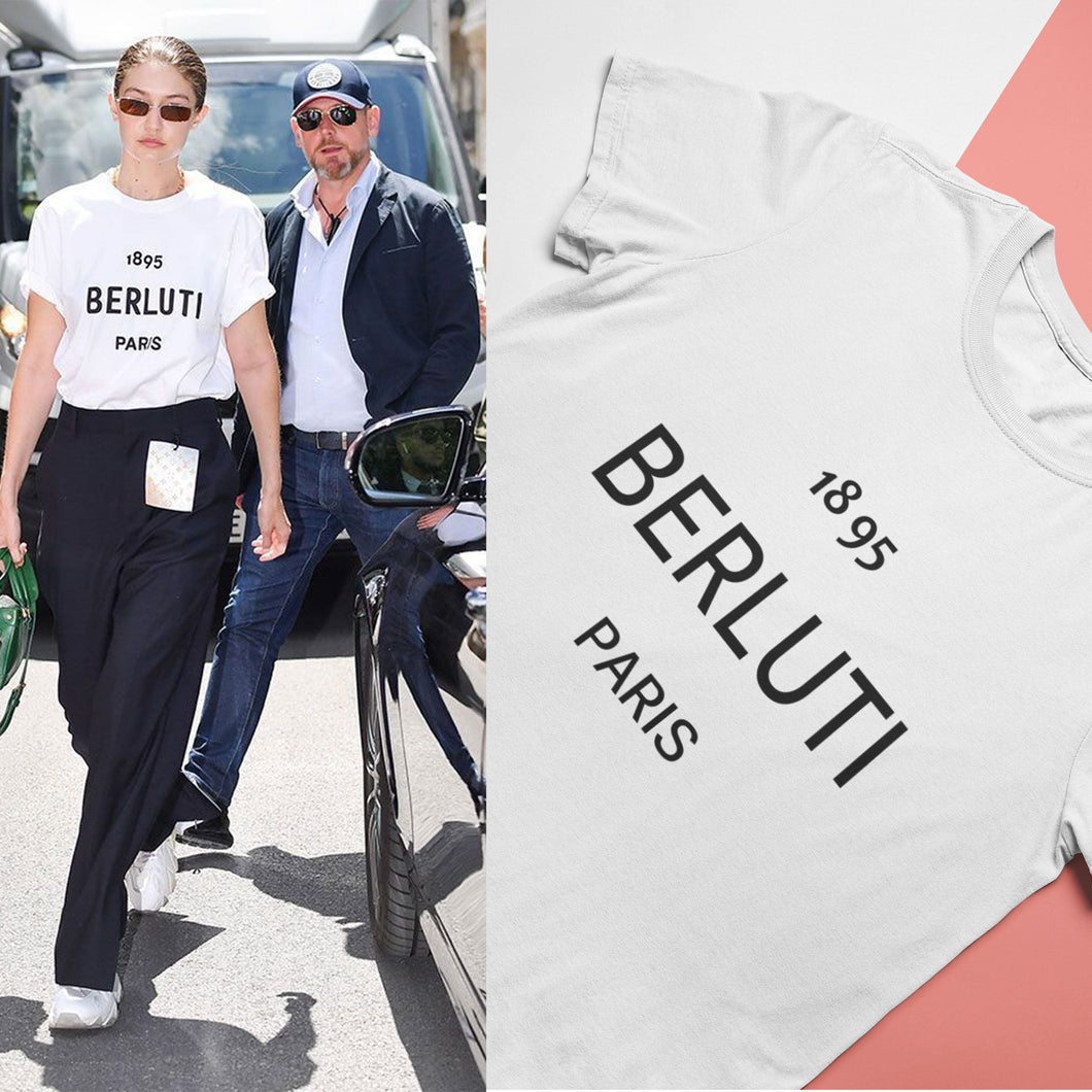 Berluti Paris Gigi Hadid Celebrity T-shirt- KidsFashionVilla