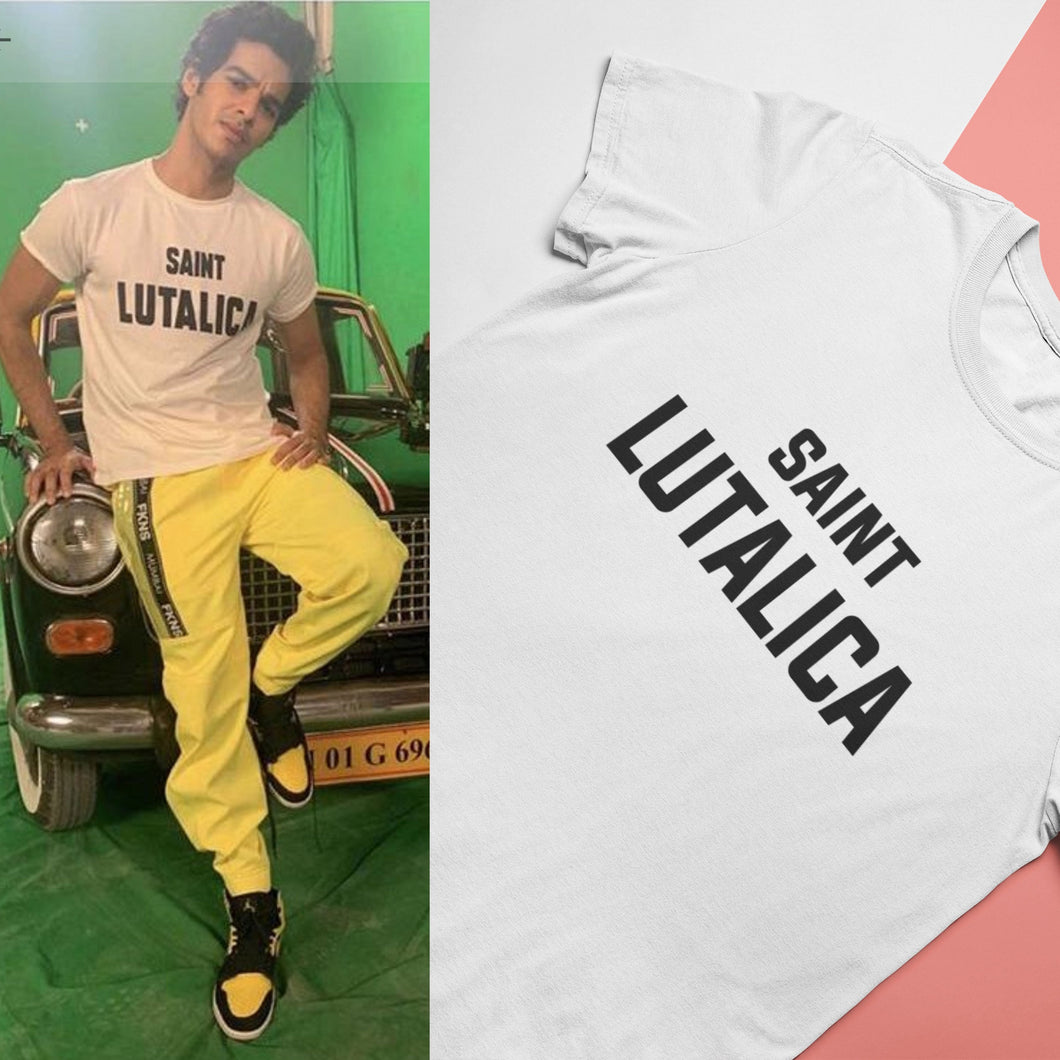 Saint Lutalica Ishaan Khatter Celebrity T-shirt- KidsFashionVilla
