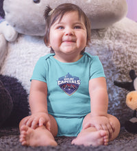 Load image into Gallery viewer, IPL DC  Delhi Capitals Rompers for Baby Girl- KidsFashionVilla
