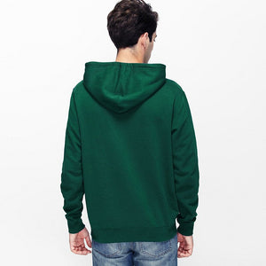 Plain Dark Green Hoodie Sweatshirt -KidsFashionVilla