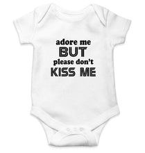 Load image into Gallery viewer, Adore Me But dont Kiss Me Rompers for Baby Girl- FunkyTradition FunkyTradition
