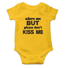 Load image into Gallery viewer, Adore Me But dont Kiss Me Rompers for Baby Girl- FunkyTradition FunkyTradition
