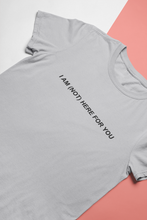 Load image into Gallery viewer, I Am Not Here For You Zayn Malik Celebrity T-shirt- KidsFashionVilla
