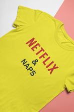 Load image into Gallery viewer, Netflix And Naps Shefali Jariwala Celebrity T-shirt- KidsFashionVilla
