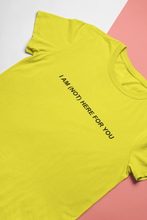 Load image into Gallery viewer, I Am Not Here For You Zayn Malik Celebrity T-shirt- KidsFashionVilla
