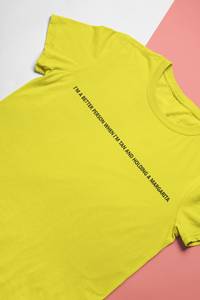 I Am A Better Person When I Am Tan And Holding A Margarita Women Half Sleeves T-shirt- KidsFashionVilla