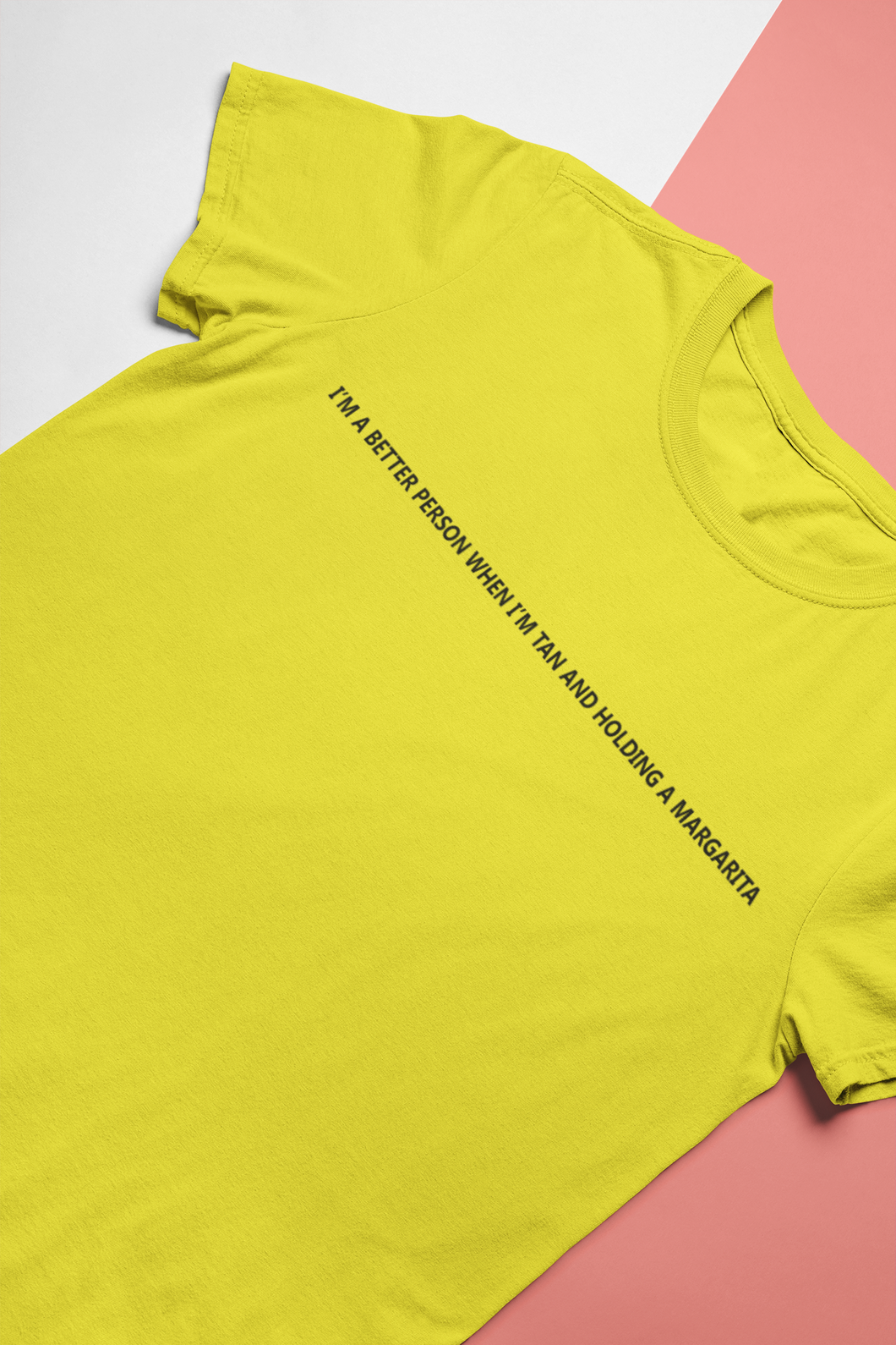 I Am A Better Person When I Am Tan And Holding A Margarita Women Half Sleeves T-shirt- KidsFashionVilla