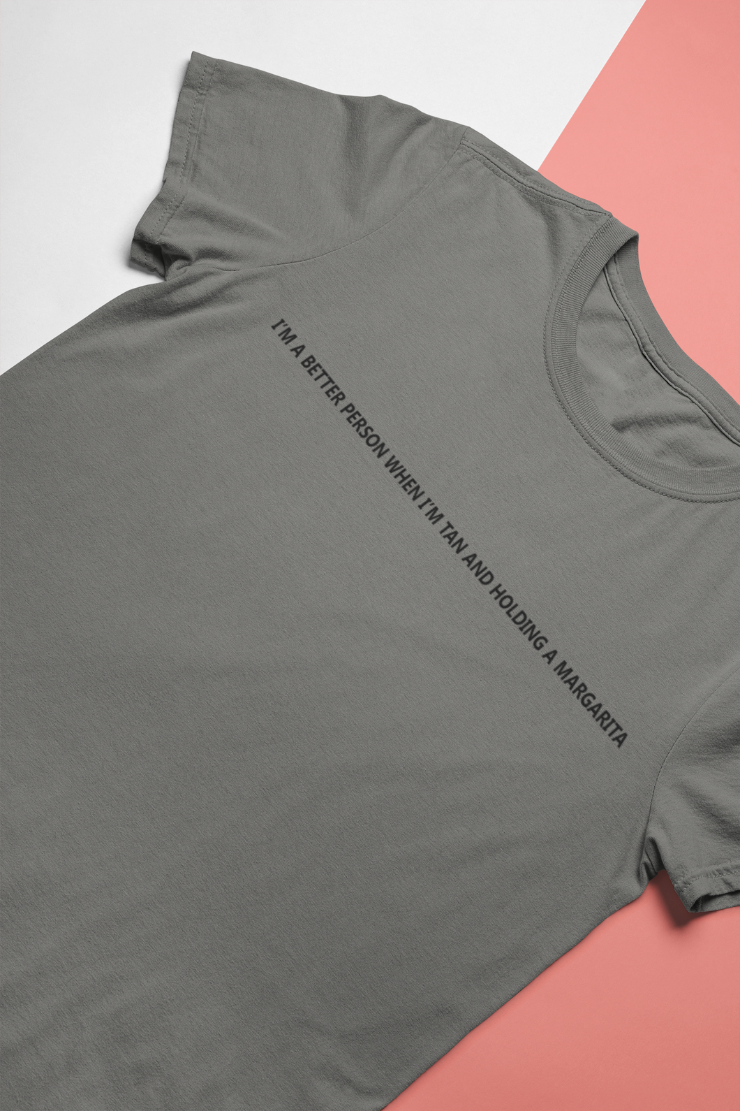 I Am A Better Person When I Am Tan And Holding A Margarita Women Half Sleeves T-shirt- KidsFashionVilla