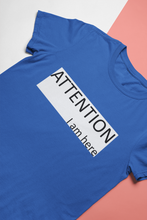 Load image into Gallery viewer, Attention I Am Here Prachi Desai Celebrity T-shirt- KidsFashionVilla

