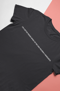 I Am A Better Person When I Am Tan And Holding A Margarita Women Half Sleeves T-shirt- KidsFashionVilla