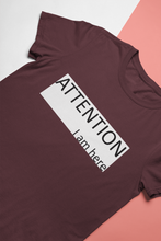 Load image into Gallery viewer, Attention I Am Here Prachi Desai Celebrity T-shirt- KidsFashionVilla

