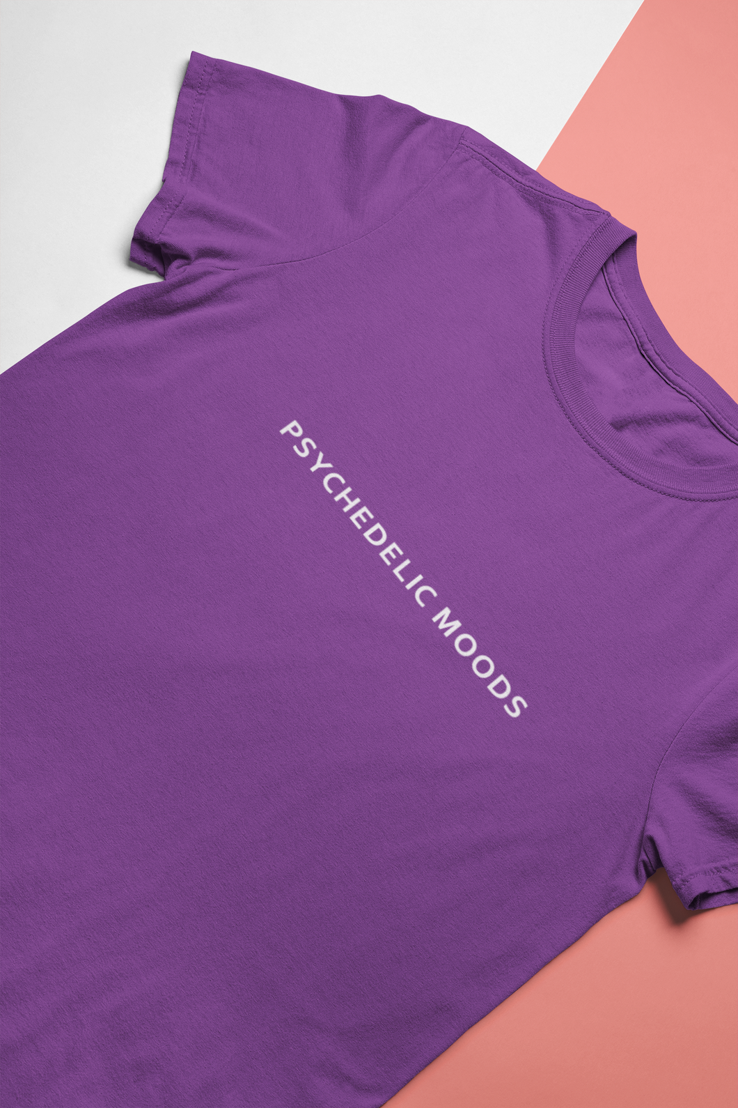 Psychedelic Moods Minimal Mens Half Sleeves T-shirt- KidsFashionVilla