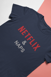 Netflix And Naps Shefali Jariwala Celebrity T-shirt- KidsFashionVilla