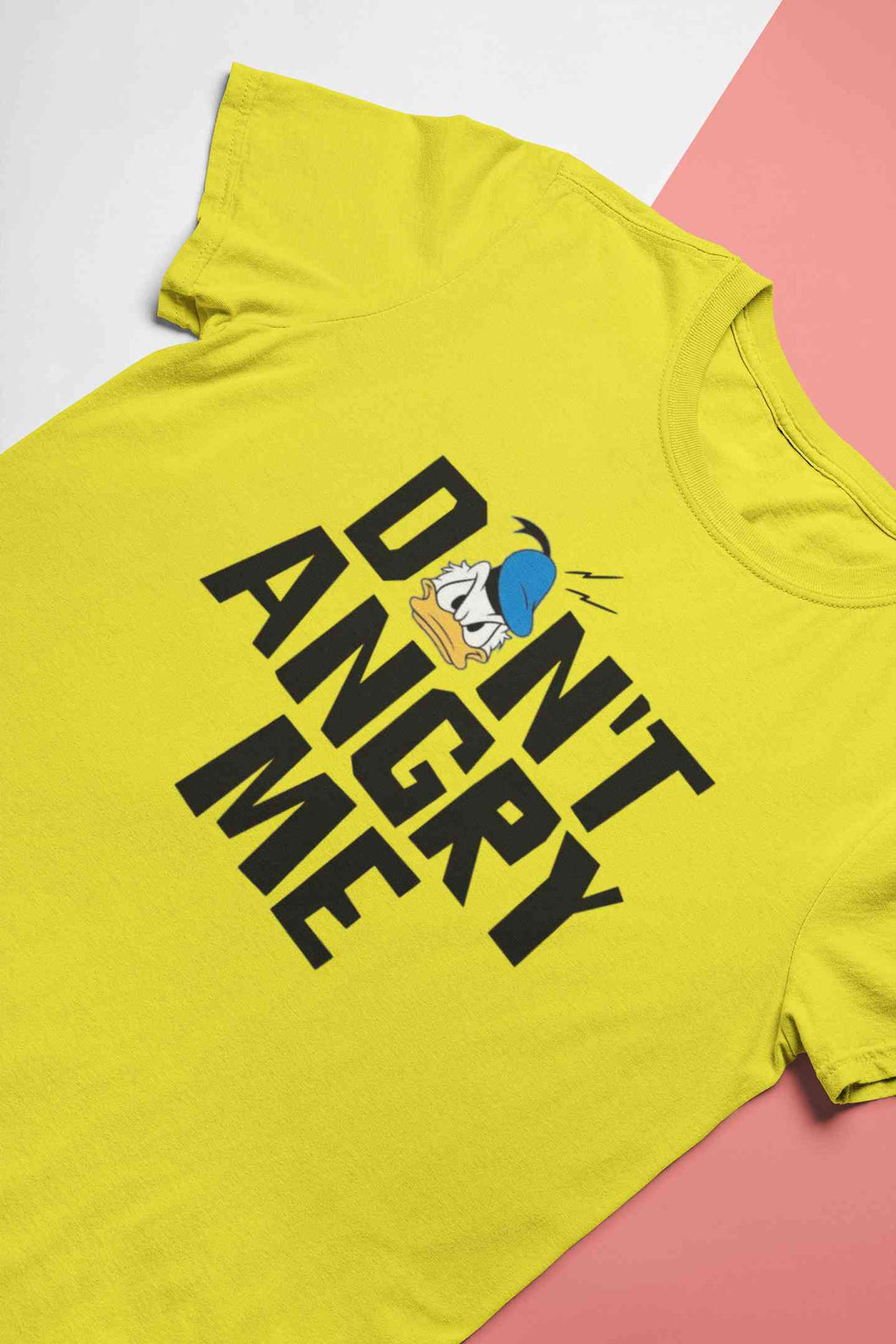 Dont Angry Me Funny Cartoon Mens Half Sleeves T-shirt- KidsFashionVilla