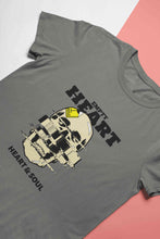Load image into Gallery viewer, Skull Empty Heart And Soul Graphic Mens Half Sleeves T-shirt- KidsFashionVilla
