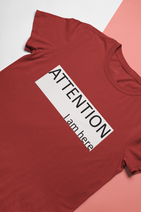Attention I Am Here Prachi Desai Celebrity T-shirt- KidsFashionVilla