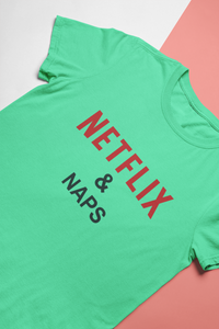 Netflix And Naps Shefali Jariwala Celebrity T-shirt- KidsFashionVilla
