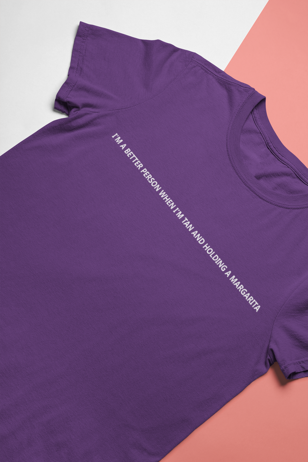 I Am A Better Person When I Am Tan And Holding A Margarita Women Half Sleeves T-shirt- KidsFashionVilla