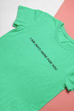 Load image into Gallery viewer, I Am Not Here For You Zayn Malik Celebrity T-shirt- KidsFashionVilla
