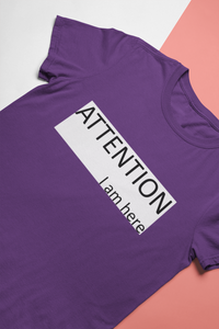 Attention I Am Here Prachi Desai Celebrity T-shirt- KidsFashionVilla